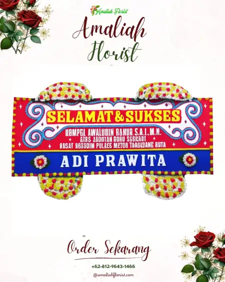 Papan Bunga Ucapan Selamat Sikap Dalam