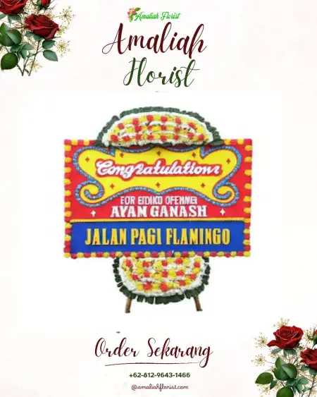 Sewa Papan Bunga Sikap Dalam